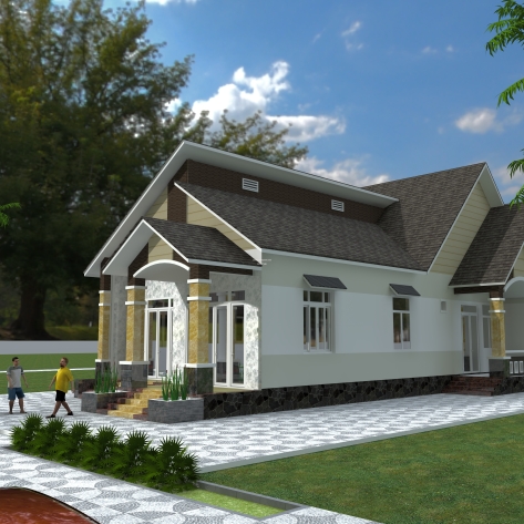 BIỆT THỰ SÂN VƯỜN - BT 176