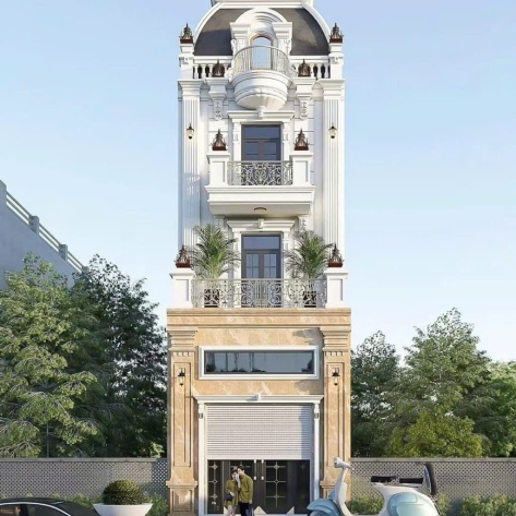 MẪU BIỆT THỰ TÂN CỔ ĐIỂN - 12