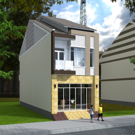 Thi công nhà phố NP-175