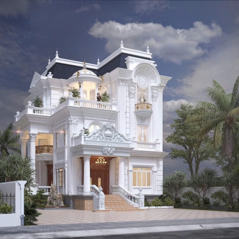 MẪU BIỆT THỰ TÂN CỔ ĐIỂN - 05