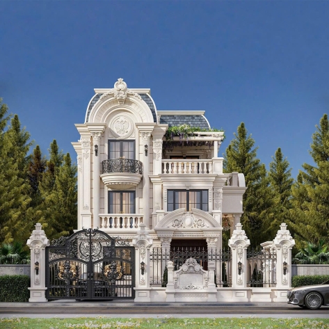 MẪU BIỆT THỰ TÂN CỔ ĐIỂN - 06