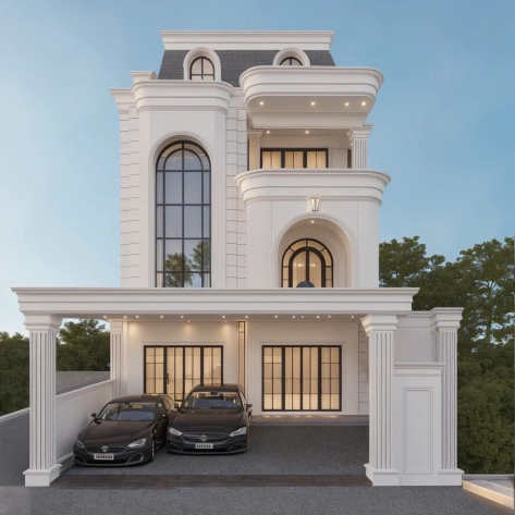 MẪU BIỆT THỰ TÂN CỔ ĐIỂN - 10