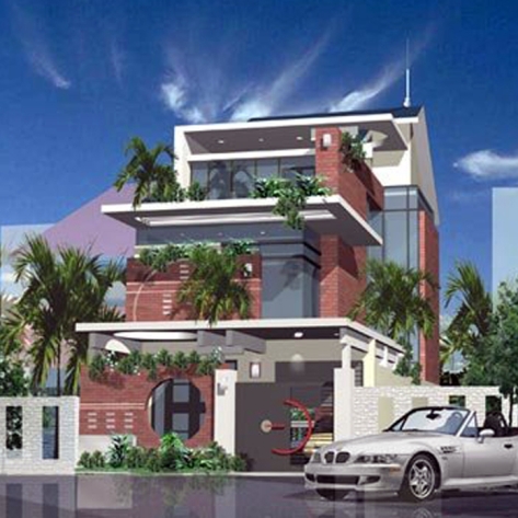 Dự án biệt thự mini 2 tầng đẹp theo yêu cầu uy tín