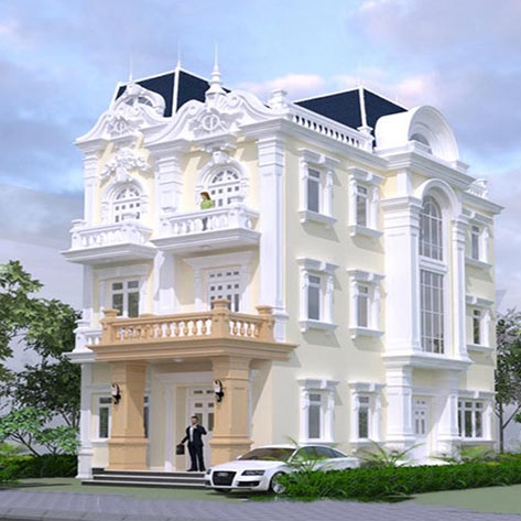 Biệt thự 3 tầng tân cổ điển luôn mang đến sự khác biệt