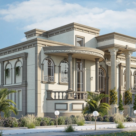 Thiết kế thi công biệt thự trọn gói phong cách tân cổ điển