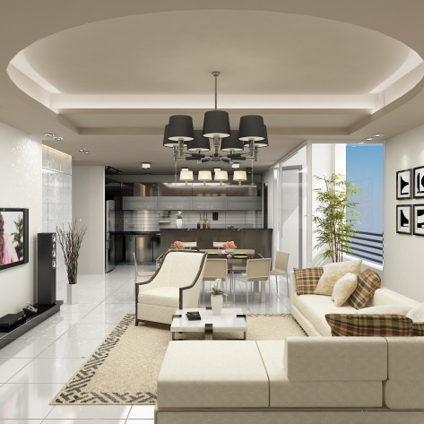 Thiết kế nội thất phòng khách