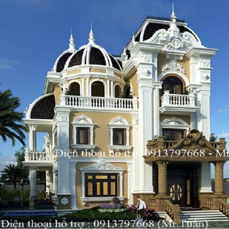 Thiết kế biệt thự pháp